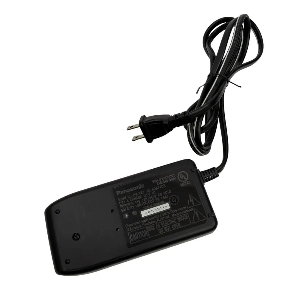 Panasonic PV-A20 Video AC Adaptor Battery Charger with Power Cord Tested Working